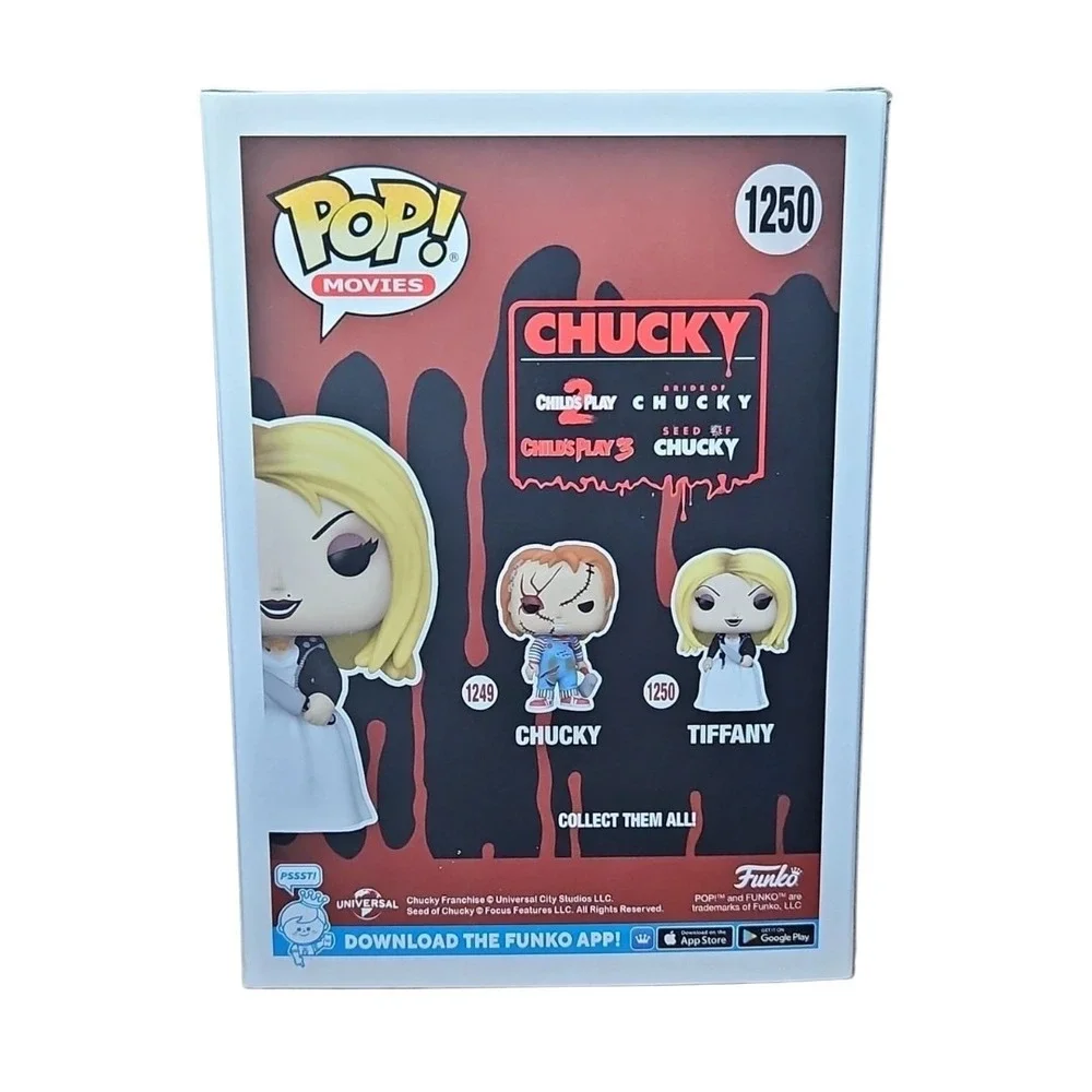 Funko Pop Movies Bride of Chucky Tiffany #1250 Horror Vinyl Figure Collectible